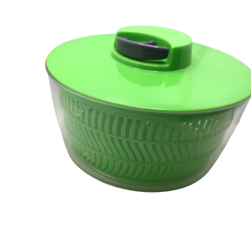 Prep Solutions Salad Spinner 4 Quart Green Pull Cord With Brake